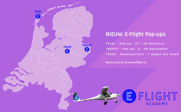 E-Flight gaat ook elektrisch vliegen op Texel en Twente