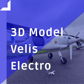 3D-model — Pipistrel Velis Electro (1:70) - E-Flight Academy